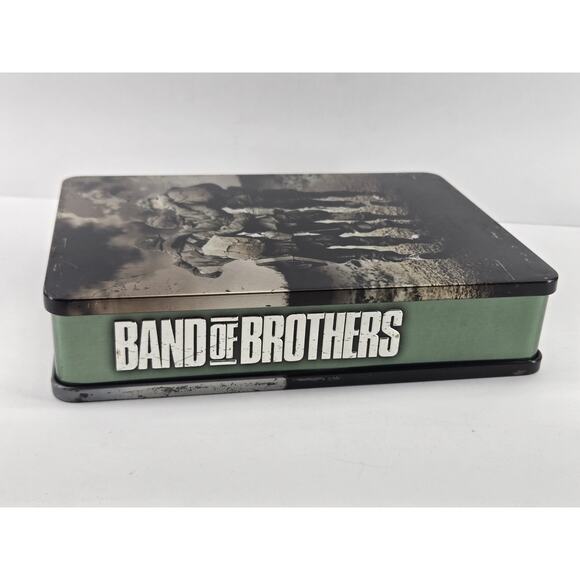 Band of Brothers 6 Disc DVD Set Collectible Tin Tom Hanks and Steven Spielberg - Picture 4 of 4